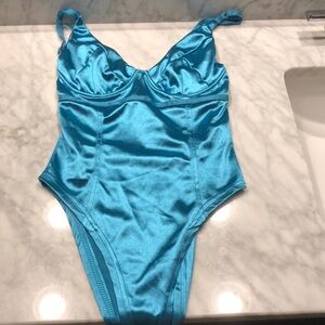 Silky Blue bodysuit